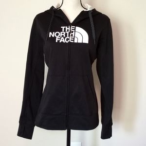 The North Face Lightweight Jacket Full Zip with Hoodie Logo front Center Large